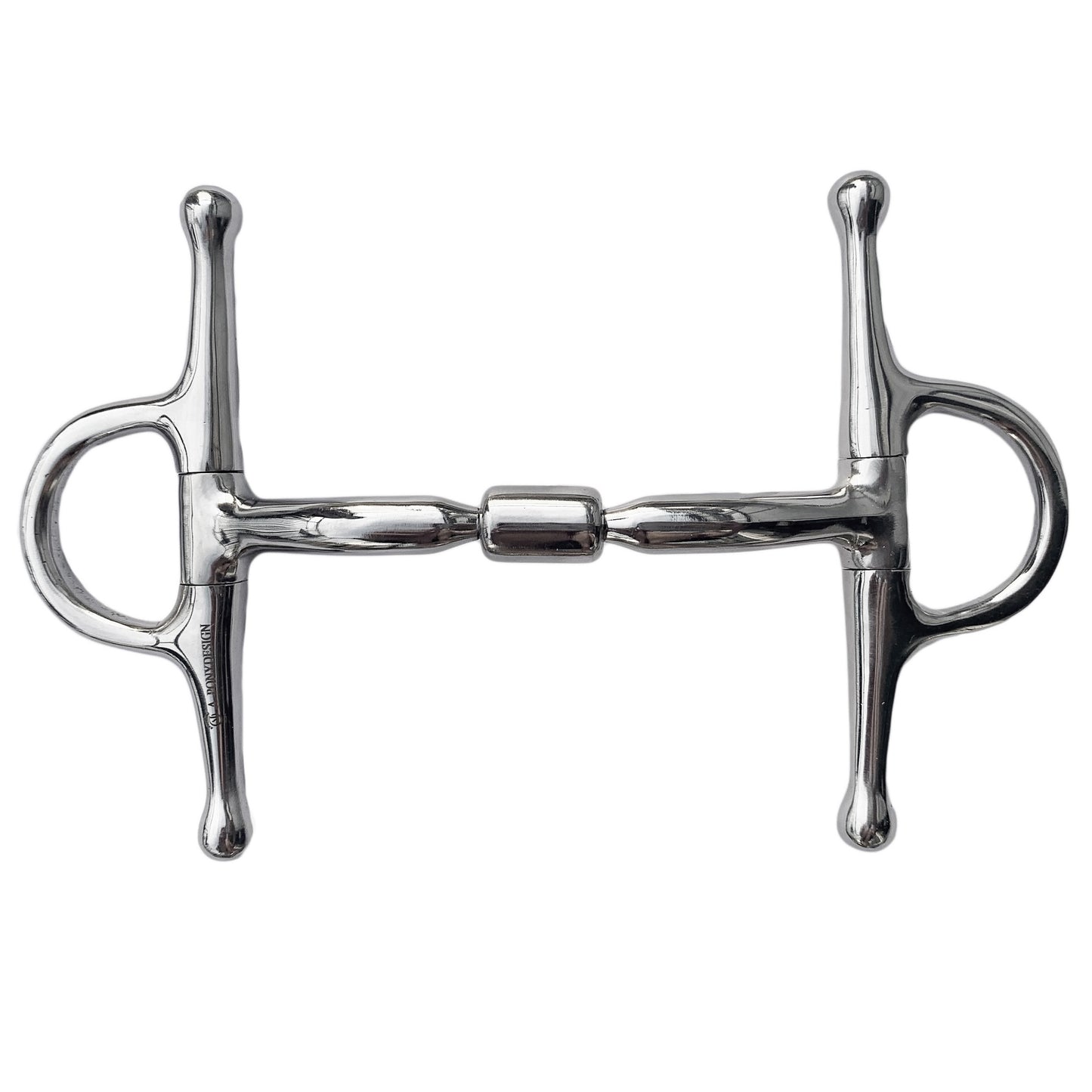 Double jointed full cheek snaffle bit