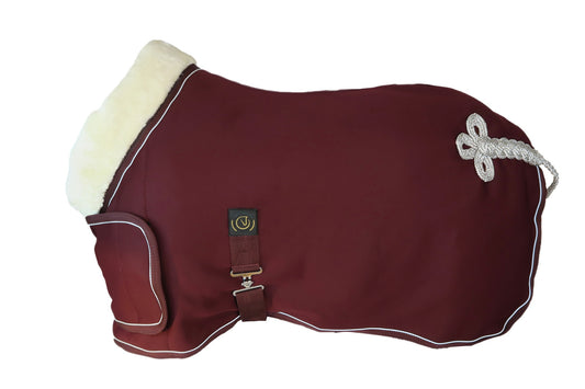 Täcke Fashion Cooler "Isa" vinröd
