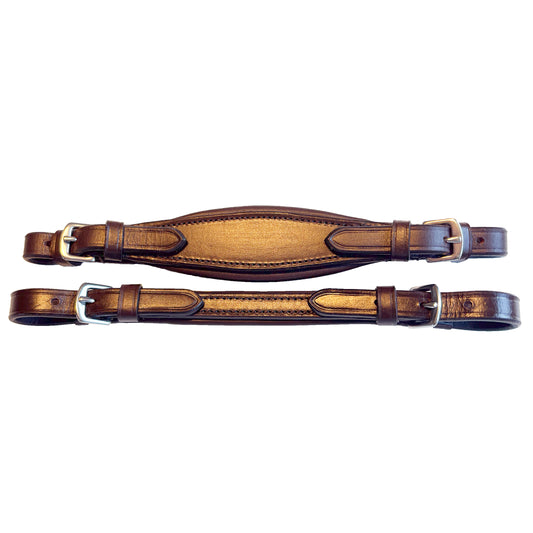 Nosdel med hakrem till hackamore, brun