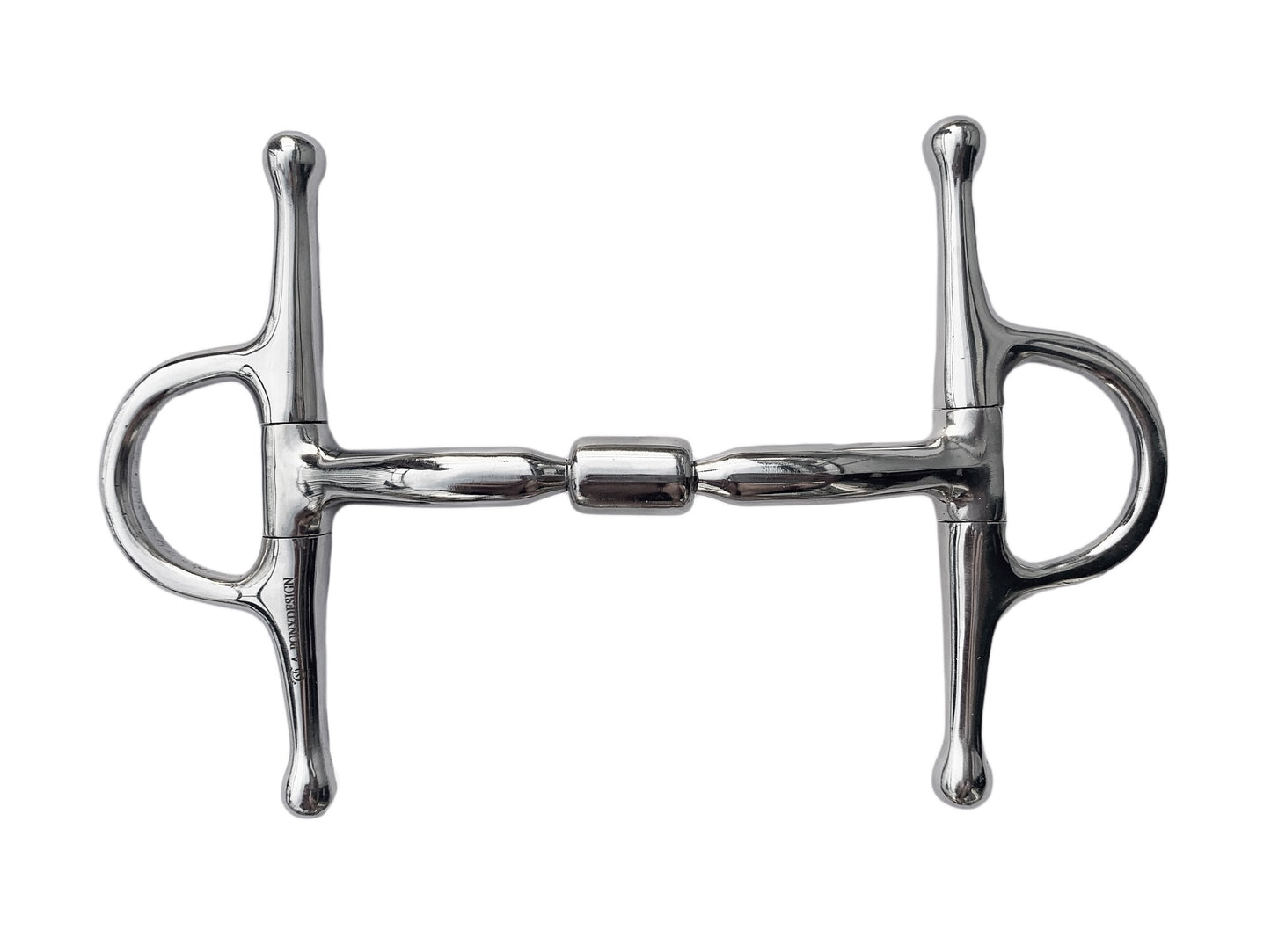 Double jointed full cheek snaffle bit
