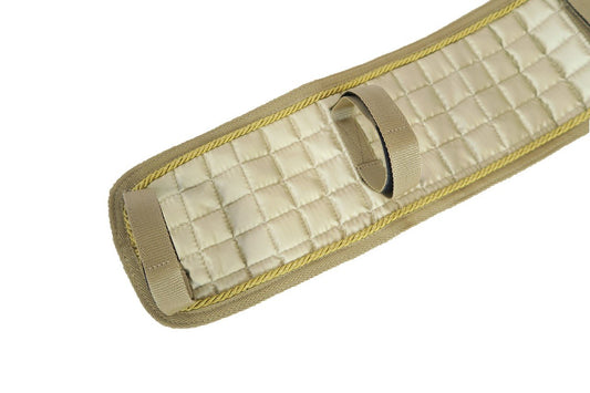 Harness pad shiny champagne